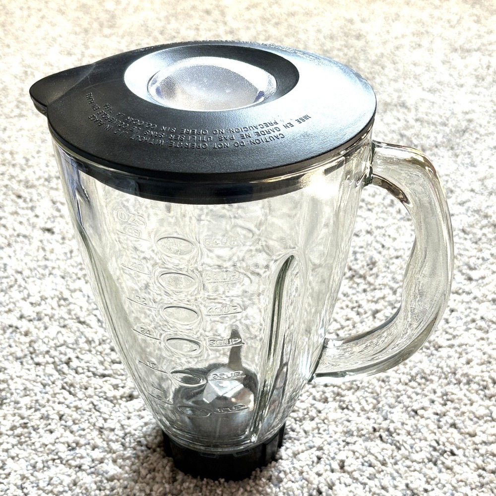 Replacement 6 Cup Blender Glass pitcher with lid/Osterizer